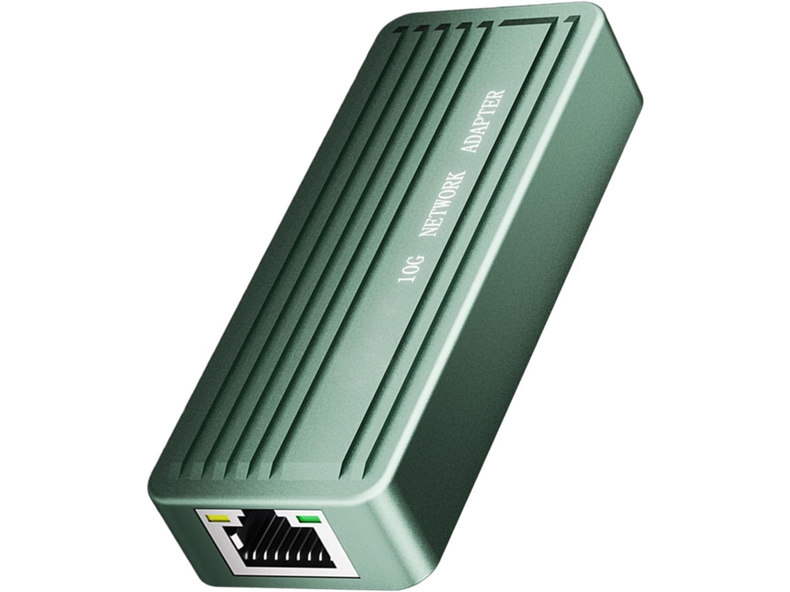 Adaptador Ethernet Usb-c, 1000 Mbps, Puerto Gigabit Rj45, Aluminio, Para Ordenador De Sobremesa