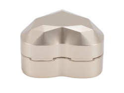 Caja Para Collar Con Forma De Corazón E Iluminación Led: Elegante Regalo De Joyería Dorada Para Bodas Y Aniversarios.
