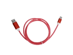 Cable De Datos Type-c De Carga Rápida Con Luz Led De Funcionamiento, Luz Roja Brillante Y Luz Fluyente