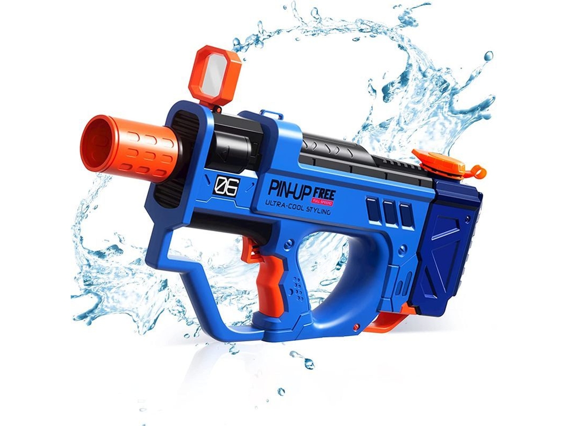 Pistola De Agua Eléctrica Para Niños Y Adultos, Funciona Con Pilas, Alcance De 9,75 M, Capacidad De 800 Ml.