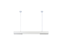 Lámpara Colgante Led 32W Blanco Diam.107Cm Moderna Aluminio Altura Regulable Diseño Largo Lineal para Comedor NETTLIFE