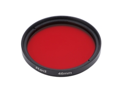 Filtro De Lente Rojo Completo Impermeable De Vidrio Óptico Para Lente De Cámara Nikon 46mm