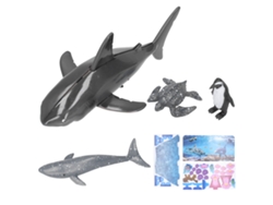 Quebra-cabeça magnético tridimensional Rebe-puzzle com animais marinhos para montar - Brinquedo educativo para crianças