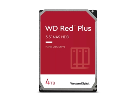 Disco Interno Western Digital Red Plus WD40EFPX3.5 4000 GB Serial ATA III