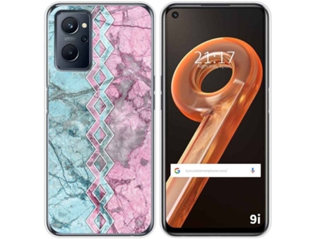 Carcasa Realme 9i TUMUNDOSMARTPHONE Dibujos Mármol 08 Multicolor