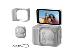 Funda Eifson Para El Cuerpo De La Cámara Insta360 Go Ultra, Con Tapa De Lente De Silicona (compatible, Gris)