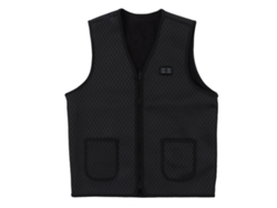 Chaleco Calefactable Electrónico Unisex Con 9 Zonas Y 3 Niveles, Lavable Para Uso En Exteriores.