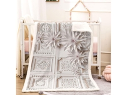 Microfibra Blanca Cama Adultos Niños Color 150 X Cm 150x150cm