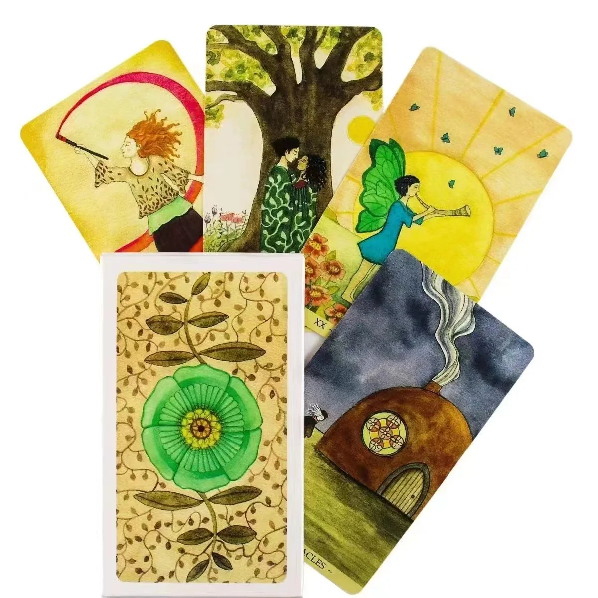 Baraja De Tarot Auténtica, Duradera Y Resistente, Juego De Tarot Mara Len.