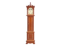 Reloj De Pared De Madera En Miniatura Para Casa De Muñecas 1/12