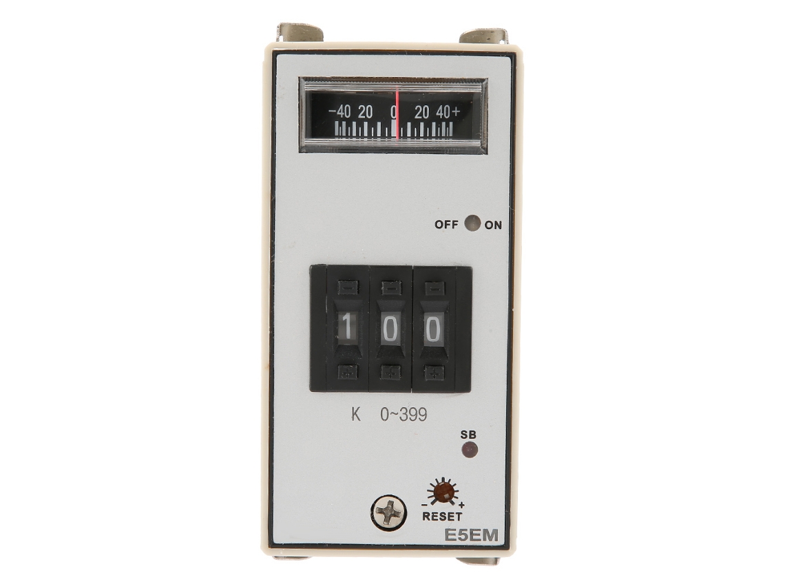 Termostato E5em-a3rpk Con Controlador De Temperatura Puntual De 0 A 399 °c Y Diseño Compacto.