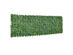 Pantalla de privacidad artificial, valla viva con protección UV, 300x100cm, balcón, jardín, verde