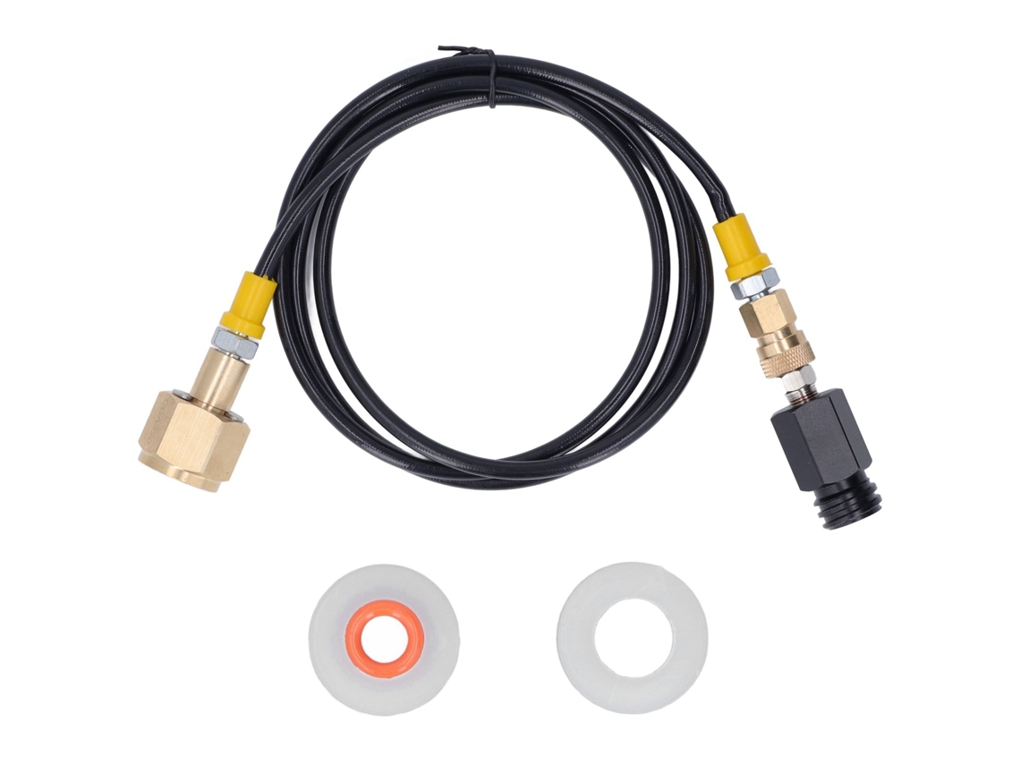 Adaptador De Recarga De Co2 A Refrigerante Con Manguera De 60 Pulgadas Y Conector Cga320