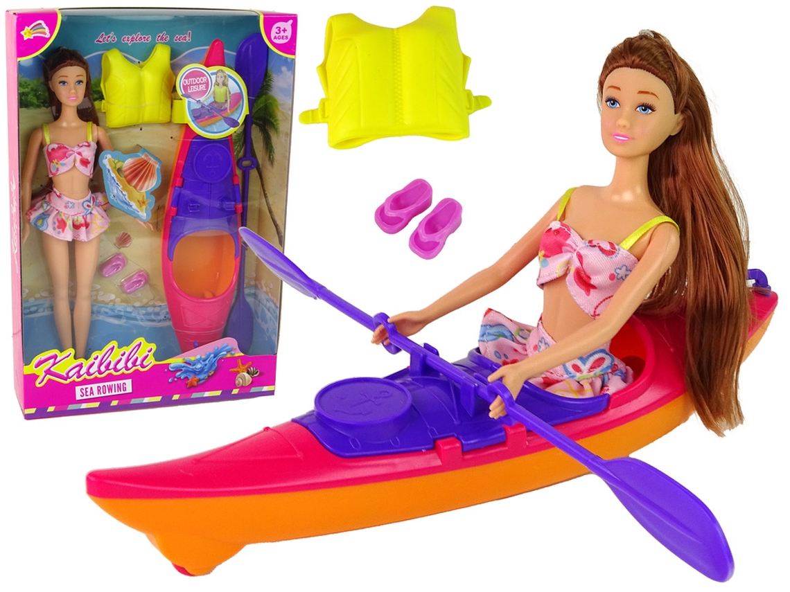 Conjunto de accesorios para muñecas B.active Pink Kayak
