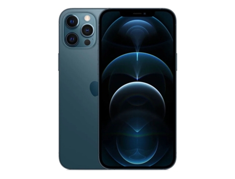 Smartphone APPLE iPhone 12 Pro (Reacondicionado Marcas Mínimas - 256 GB - Azul)