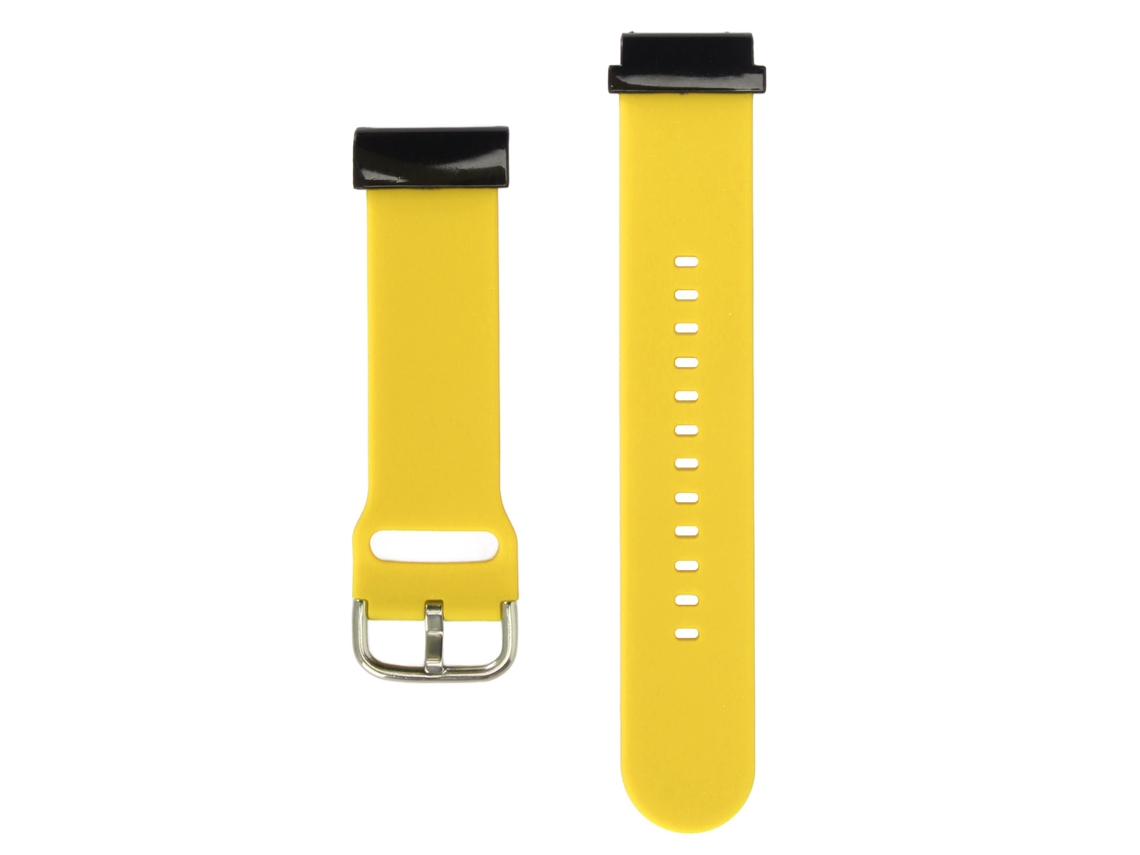 Correa de silicona flexible y ajustable para Fenix 7x, 6x y 5x (amarilla)