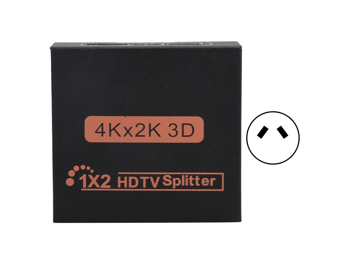 Divisor De Interfaz Multimedia De Alta Definición 1 Entrada 2 Salidas 4kx2k Accesorios Para Computadora