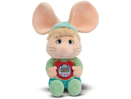 Peluche Topo Gigio Good Night Gigio con reloj digital y dos canciones originales incluidas - 50 cm - GIOCHI PREZIOSI