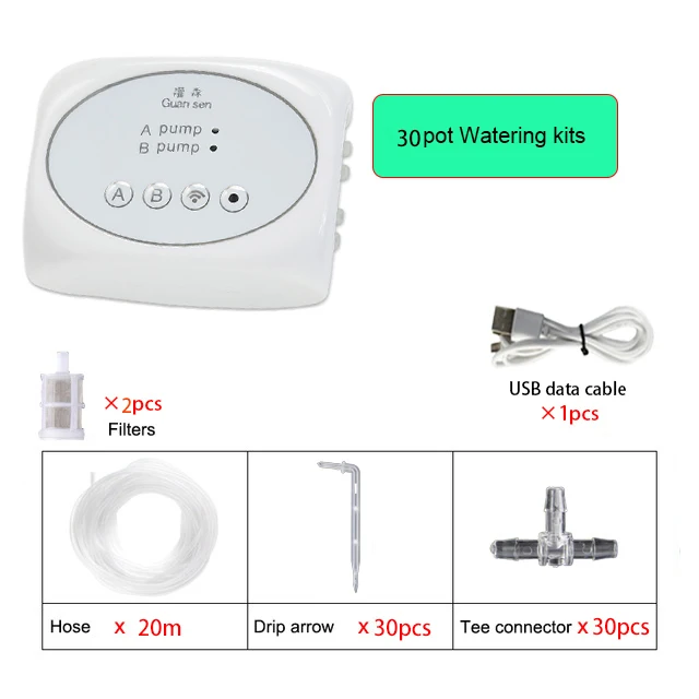 (30 Reguladores) Controlador De Riego Inteligente Wifi Para Jardín, Riego Por Goteo Automático, Control Mediante Teléfono Móvil.