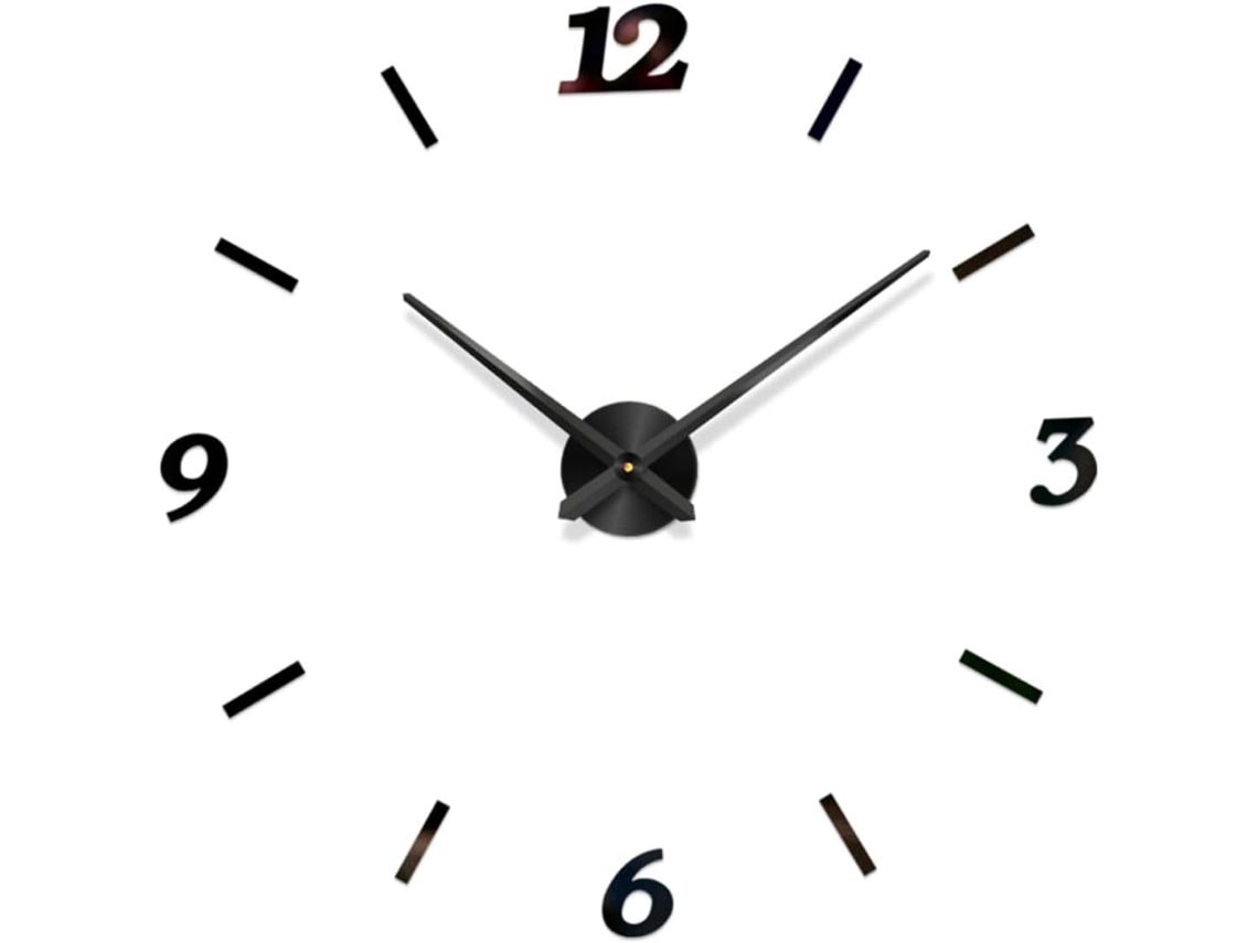 Reloj de pared grande, decoración del hogar, reloj decorativo, reloj de metal, reloj de sala de estar, Gokoco