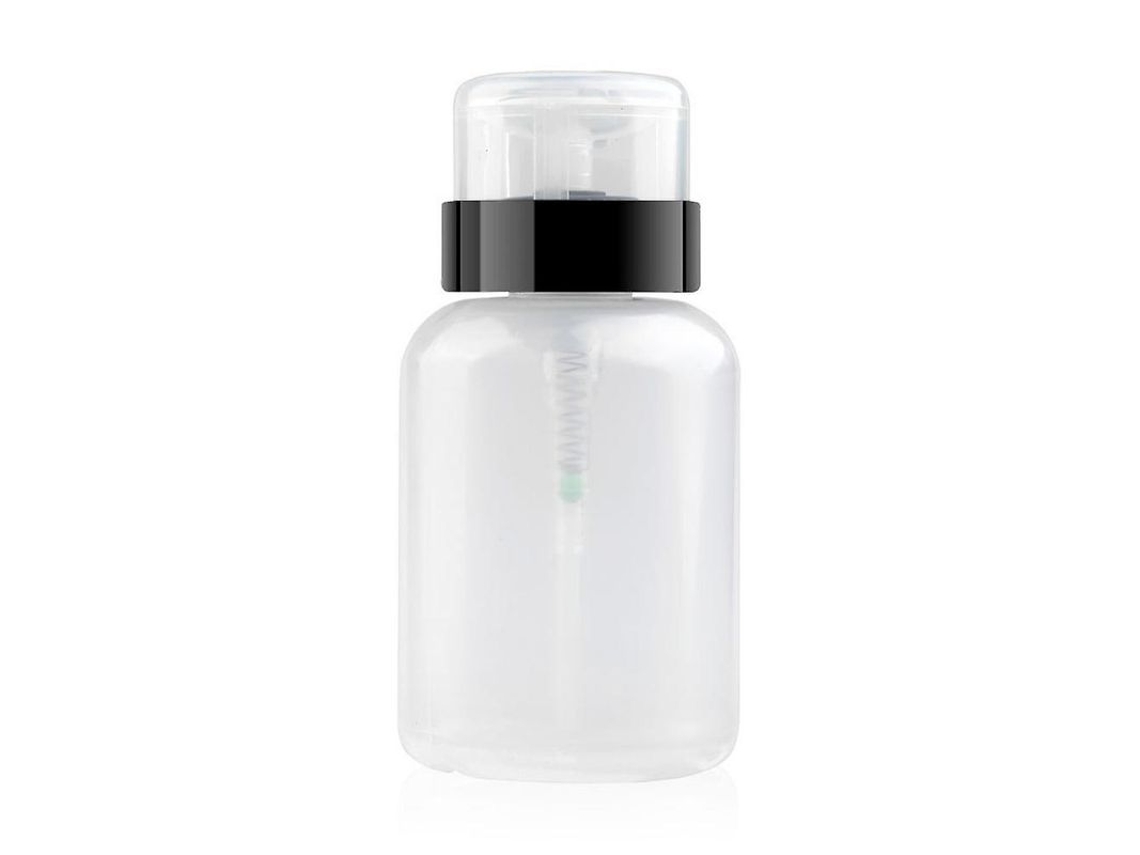 Frasco Con Bomba Para Esmalte De Uñas (2025), Dispensador De Líquido Pp De 200 Ml, Color Blanco Y Negro.