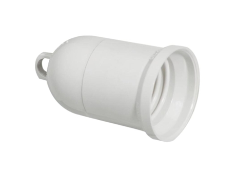 Portalamparas 4 a. e-27 obra blanco