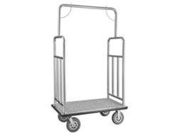 Carro portaequipajes de acero inoxidable de 540 kg con 8 ruedas Tekmaquinas