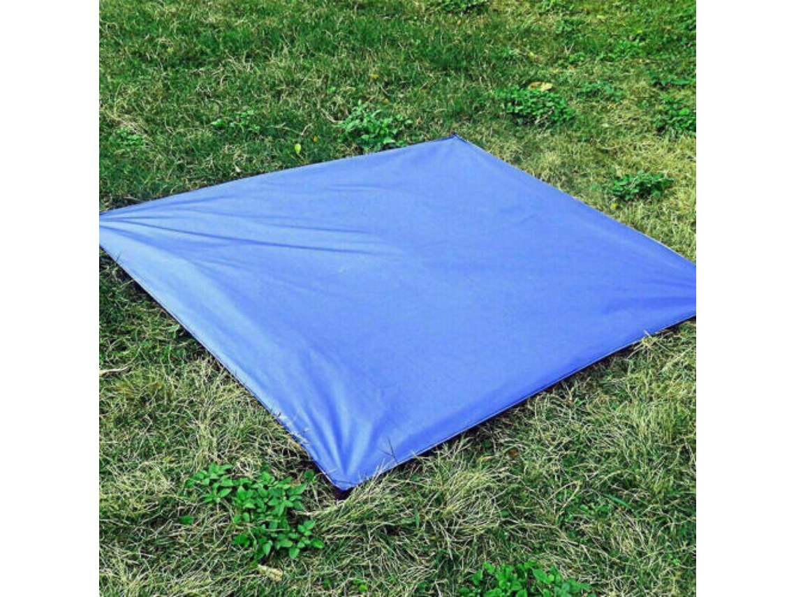 2026-15982-bolsa De Dormir Individual 4 Estaciones Impermeable Para Camping Senderismo Al Aire Libre Manta De Picnic Azul (180*165cm)