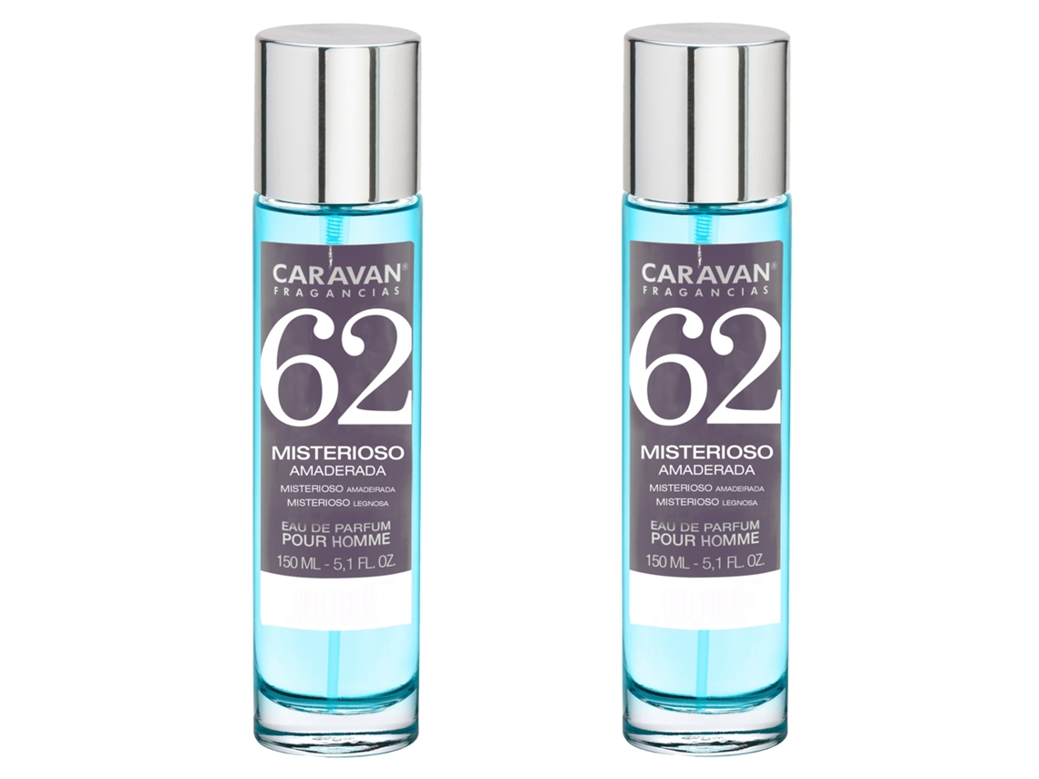 Set de 2 perfume de hombre nº62 150ml CARAVAN