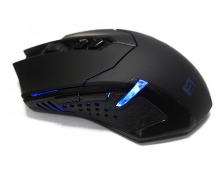 Inalámbrico Gaming Mouse, 2.4G Computer Mouse Inalámbrico Mouse, Silent Button Design, 2000Dpi, 6 Buttons, For Laptop Laptop Laptop, Negro