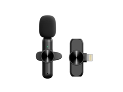 Micrófono de solapa inalámbrico Digitallab K3 Mini con conector Lightning para grabación de entrevistas de vlogs en vivo