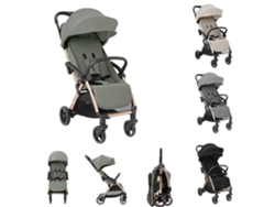 Eden Buggy Hasta 22 kg Suspensión Protección contra la lluvia Plegable Verde Kikkaboo