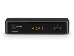 Tv TELE SYSTEM FACILE/03 Decodificador Digital Terrestre DVB-T2 HEVC HDMI, SCART, con pantalla y mando a distancia EASY botones grandes