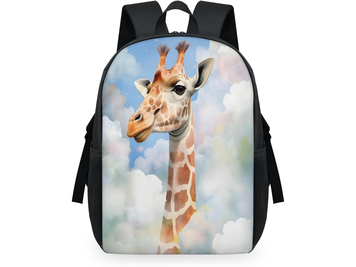 Mochila Tropicallife Diseño Jirafa Para Niños Niñas Hombres Mujeres Mochila Escolar Informal Portátil