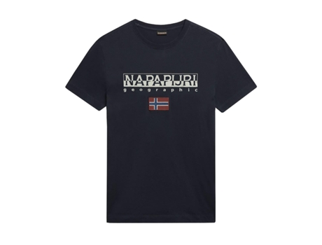 Camisetas NAPAPIJRI Ayas Hombre (S - Azul)