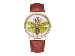 Reloj Unisex De Cuarzo Con Correa De Cuero Pu Y Dial De Números Romanos (café)