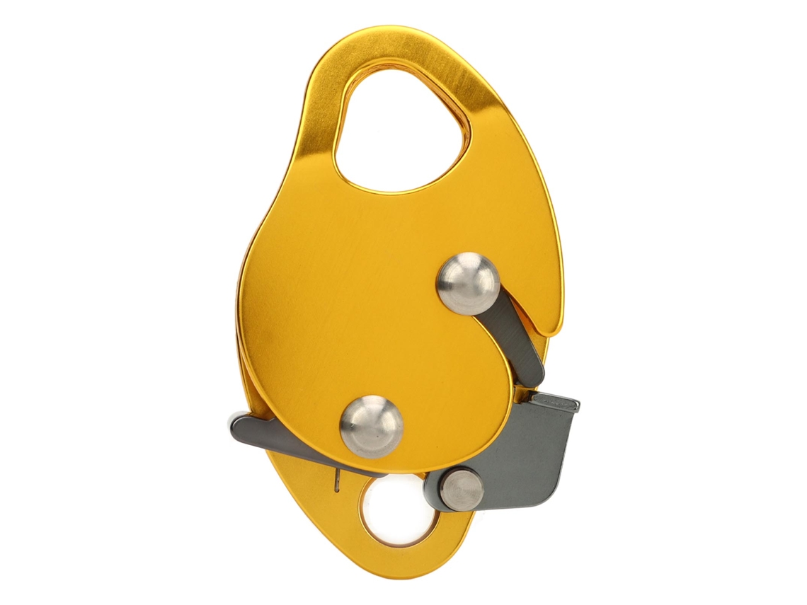 Empuñadura De Aluminio Para Cuerda De Escalada Con Sistema De Bloqueo Automático De Seguridad Para Montañismo (11-12 Mm)
