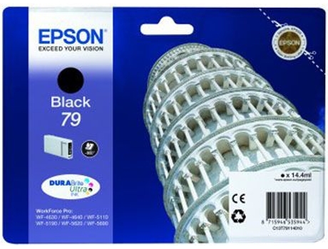Cartucho de tinta EPSON T79 Negro XL Workforce Pro Wf-46Xx/51Xx/56Xx