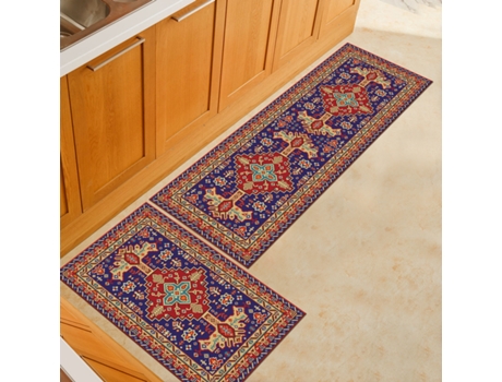 Alfombras Antideslizantes para El Piso De La Cocina Alfombras Lavables para Lavandería-Patrón 10-50*160cm LUUCOZK