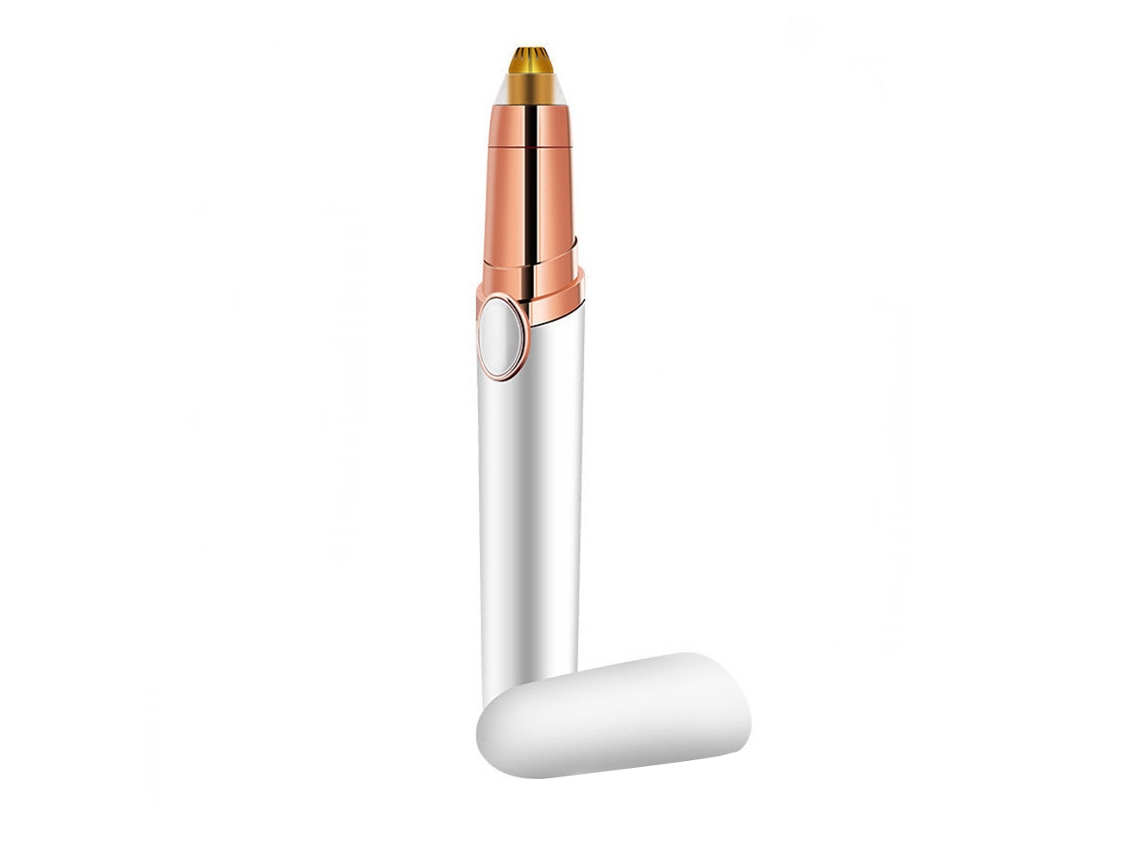 Dispositivo de depilación facial para mujeres, recortador eléctrico recargable e indoloro para labios, bigote y mentón.