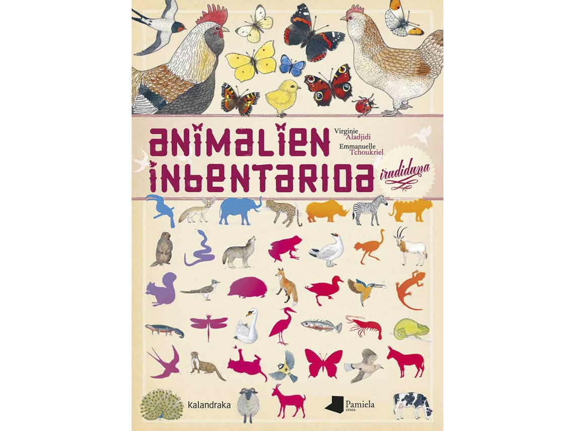 Libro Animalien Inbentarioa Irudiduna de Virginie Aladjidi (Euskera)