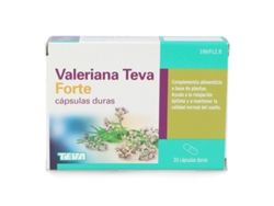 Complemento Alimentar TEVA Valeriana Forte 30 Caps Duras