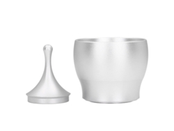 Vaso de aluminio para café molido, recipiente anticongelante, cocina, plateado, otros