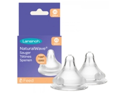 LANSINOH Natural Wave 2 Tetinas a Partir de 0 Meses