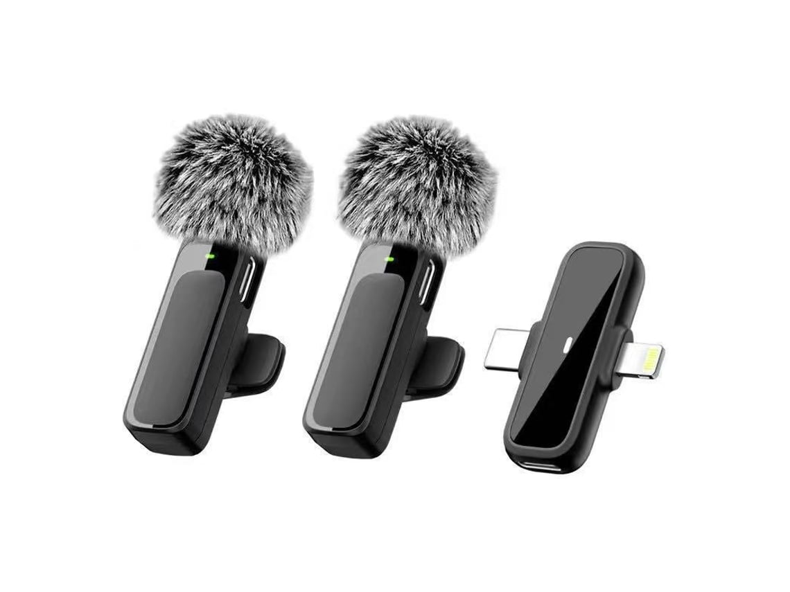 Micrófonos de solapa inalámbricos SE81, para iPhone y Android Hexinyigjly (2 unidades)
