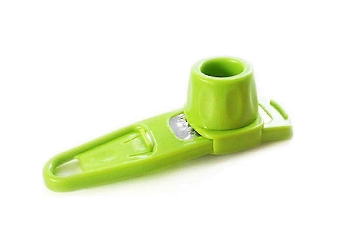 Prensa de ajos Rosewell de acero inoxidable (verde)