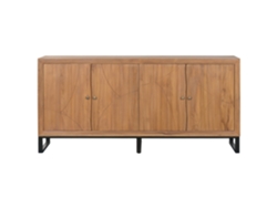 Buffet Teca Mdf Marron 180x40x85cm