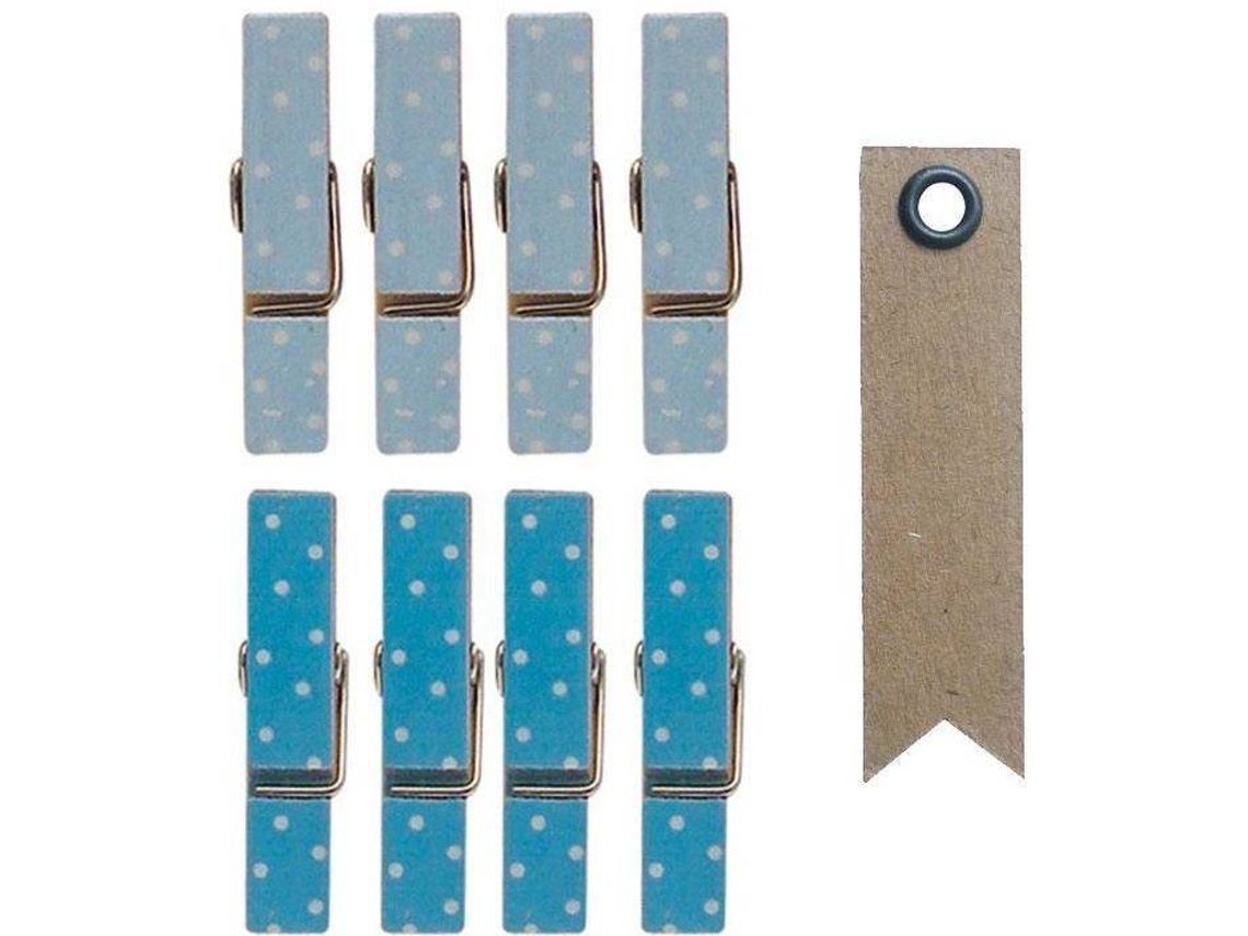 Pinzas GRAINE CRÉATIVE (Azul - Madera - 3.5 cm)