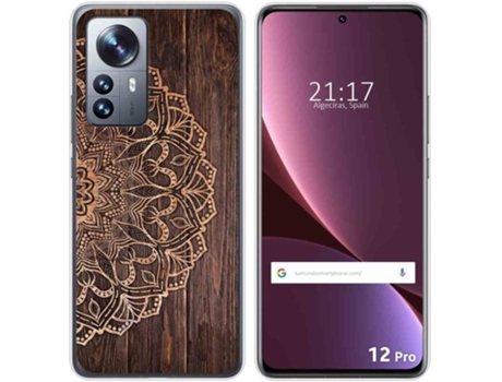 Carcasa para Xiaomi 12 Pro 5G TUMUNDOSMARTPHONE Dibujos Madera 06 Multicolor