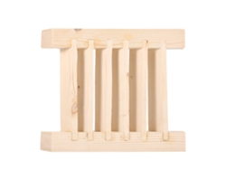 Juego de rejillas de ventilación para sauna de 22,5 cm, material natural.
